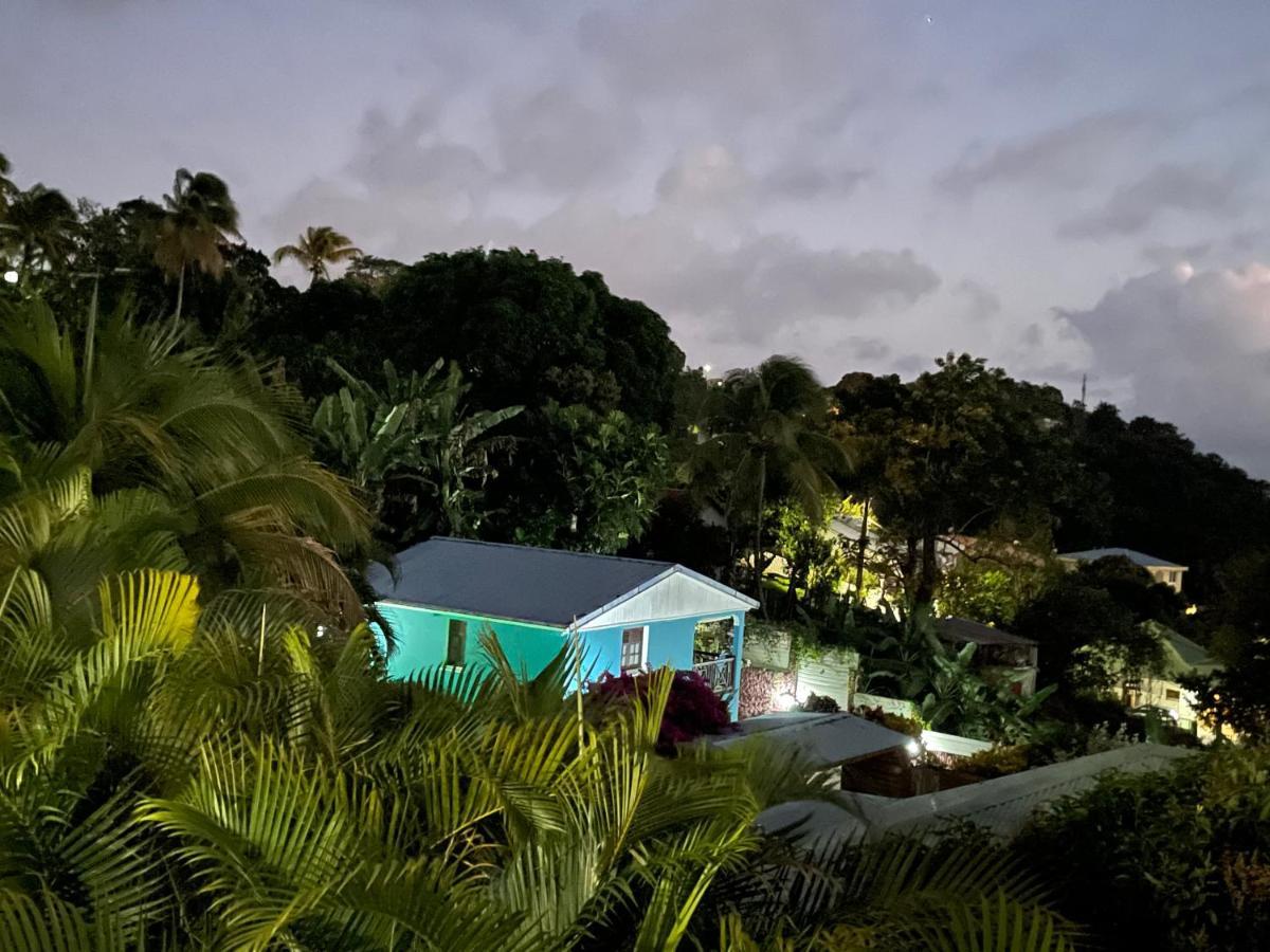 Les Villas Pameyaque 2 F2 Avec 1 Piscine Et 1 F3 Avec 1 Piscine, Superbe Vue Sur La Mer Riviere-Salee Luaran gambar
