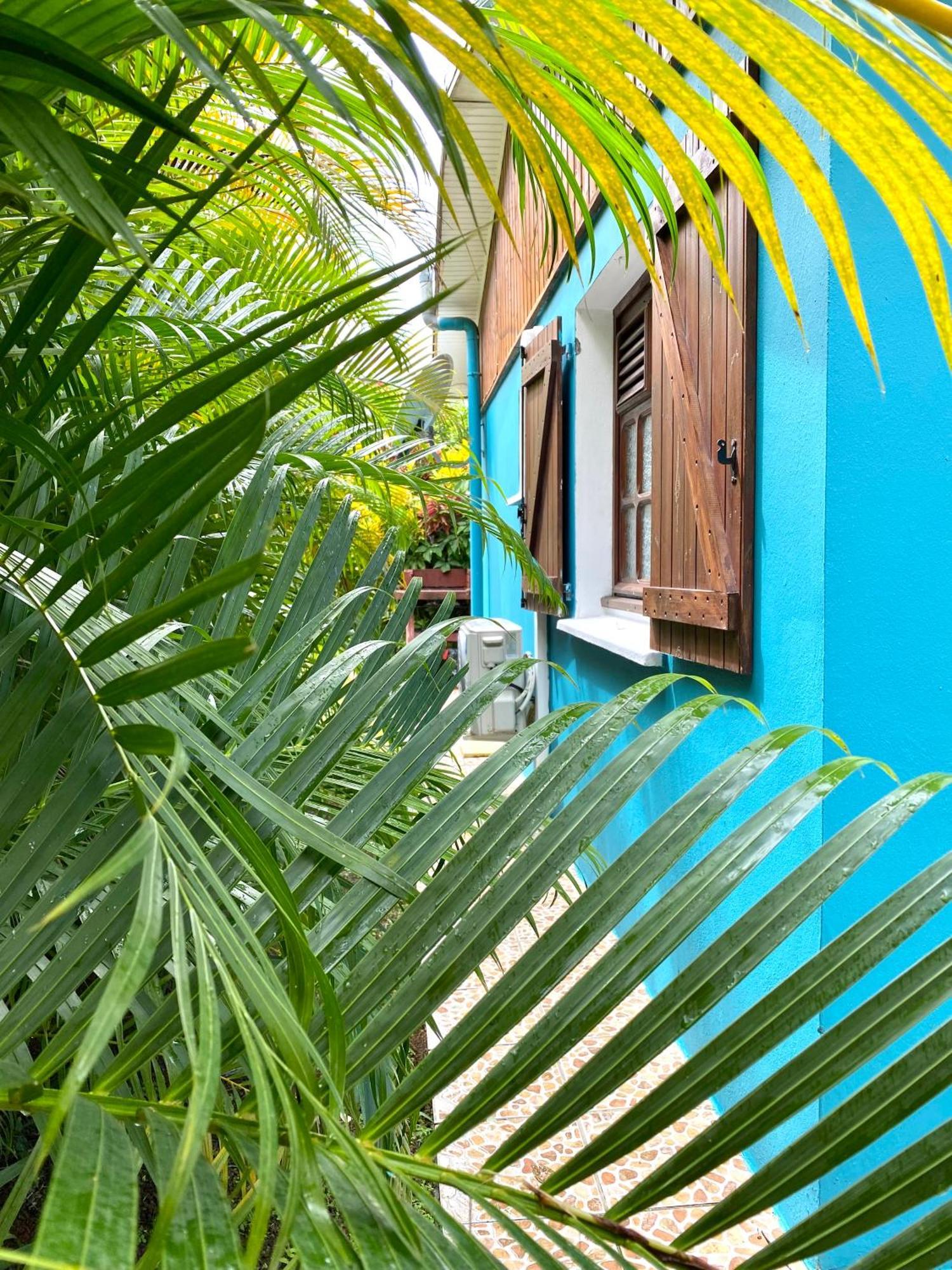 Les Villas Pameyaque 2 F2 Avec 1 Piscine Et 1 F3 Avec 1 Piscine, Superbe Vue Sur La Mer Riviere-Salee Luaran gambar